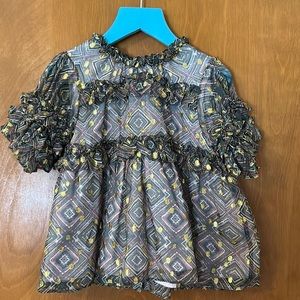 Velveteen kids brand blouse size 6y.